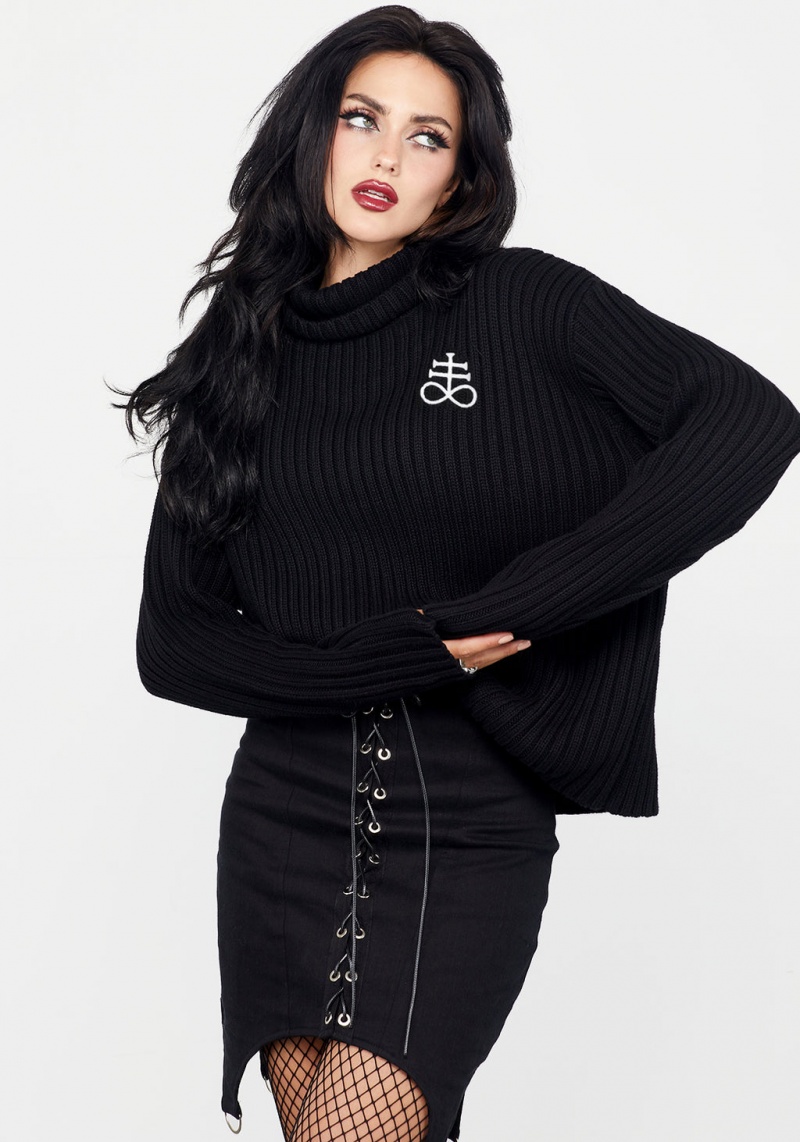 Disturbia Leviathan Funnel Neck Jumper | FAB-39429866