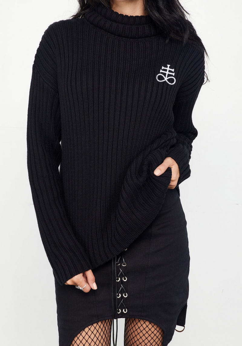 Disturbia Leviathan Funnel Neck Jumper | FAB-39429866