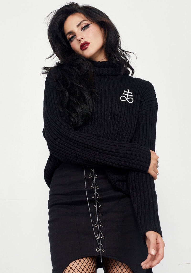 Disturbia Leviathan Funnel Neck Jumper | FAB-39429866