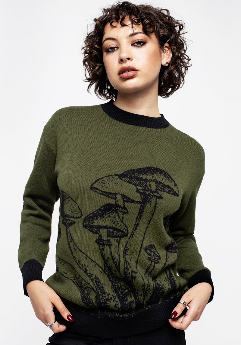 Disturbia Mildew Unisex Mushroom Jumper | PPT-72792303