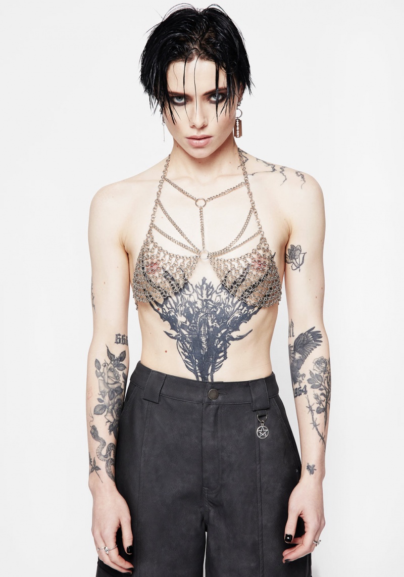 Disturbia Valeria Chainmail Bralet | HJG-73302071