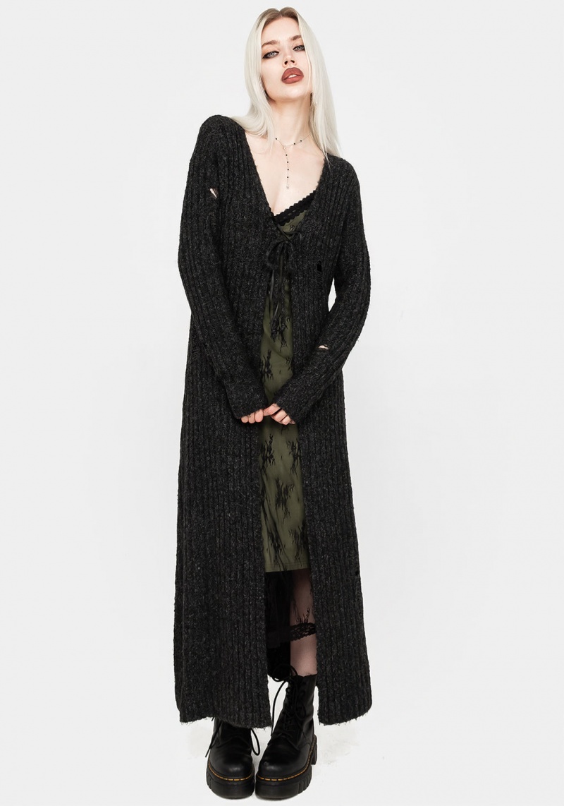 Disturbia Elegy Longline Cardigan | CJH-99146572