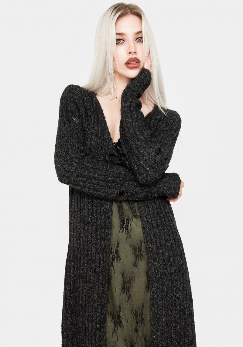 Disturbia Elegy Longline Cardigan | CJH-99146572