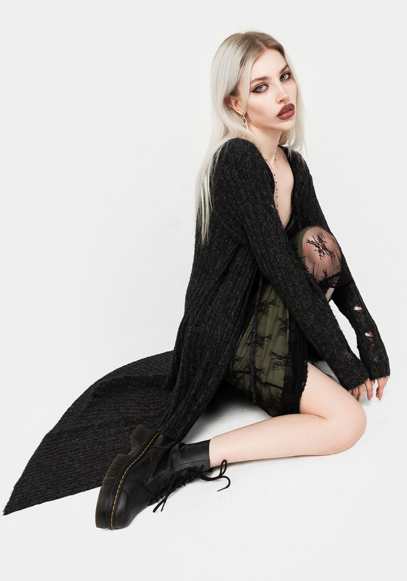 Disturbia Elegy Longline Cardigan | CJH-99146572