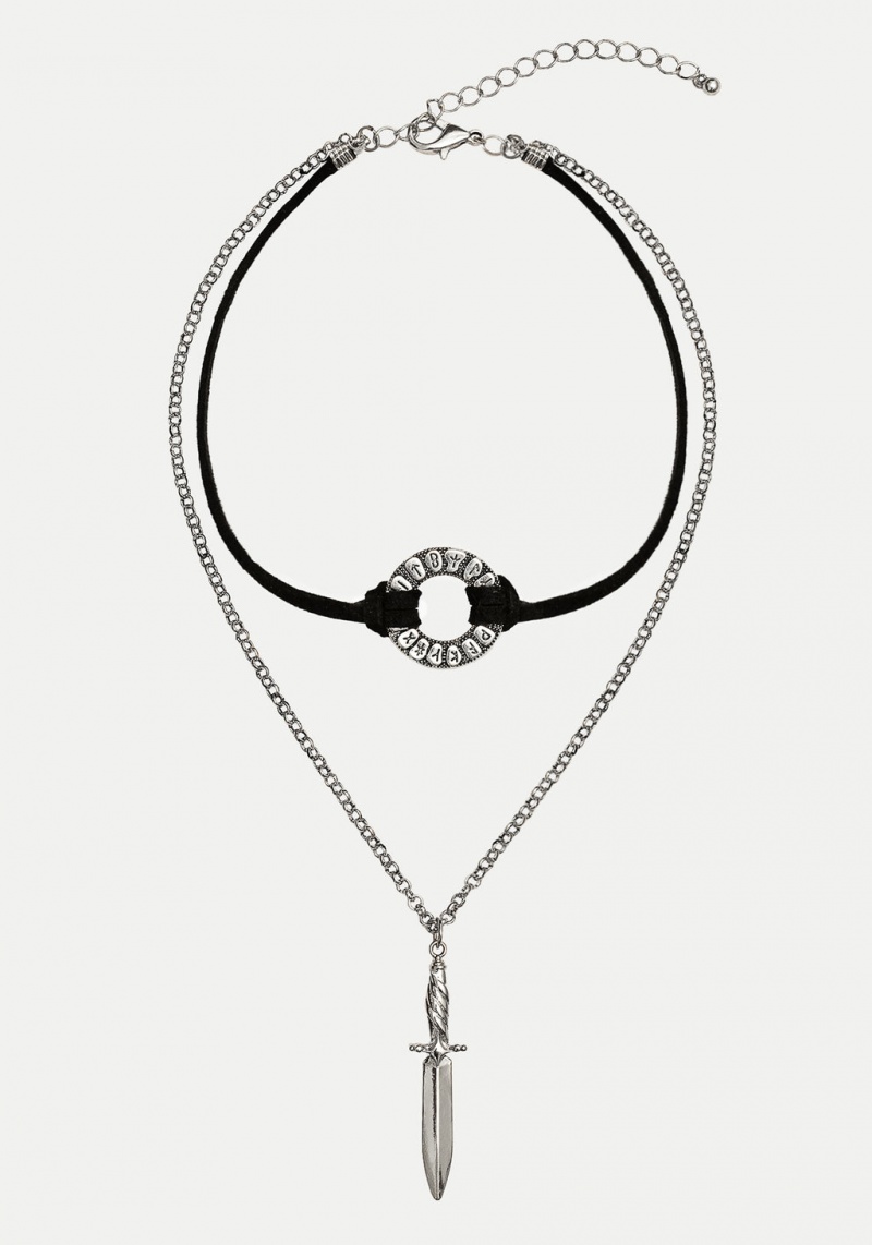 Disturbia Mathilda Layered Choker Necklace | NJT-69166612