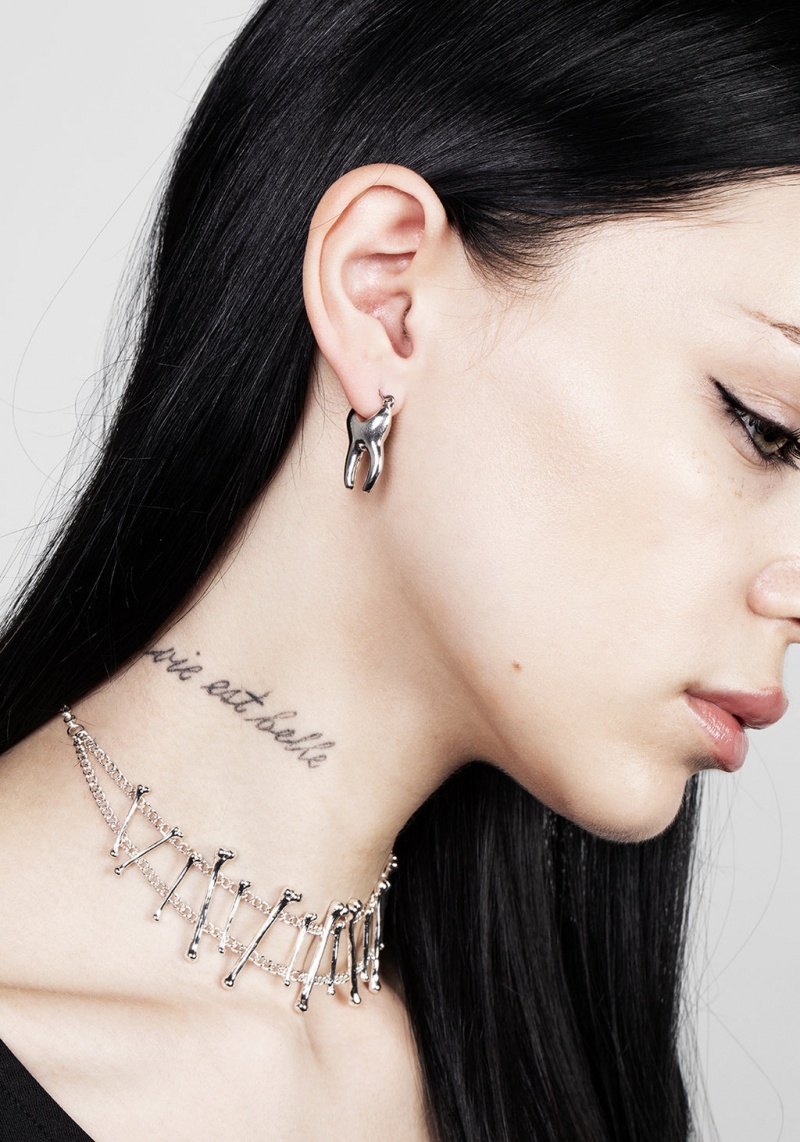 Disturbia Tooth Earrings XJ | EJP-84315156