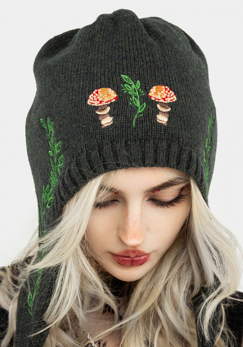 Disturbia Fable Embroidered Bonnet Hat | BAF-52922320