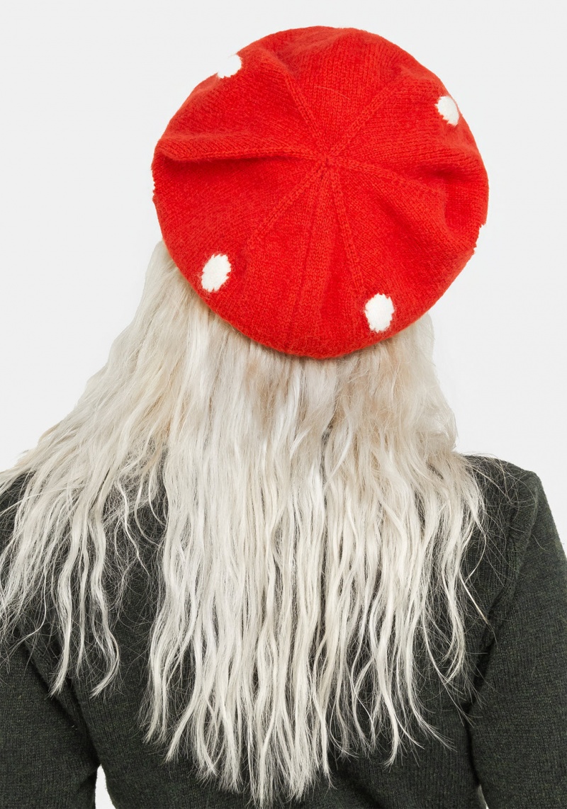 Disturbia Fly Agaric Mushroom Beret | LYL-30720344