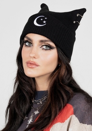 Disturbia Natalus Pierced Beanie | QNP-50531286