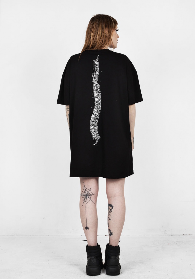 Disturbia Xenomort Corta Sleeve T Shirt Robe | XZW-97266270