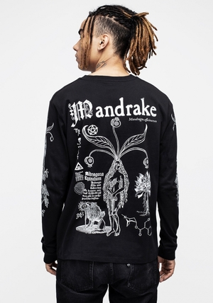 Disturbia Mandrake Long Sleeve Cuffed Tee | MNE-14641750