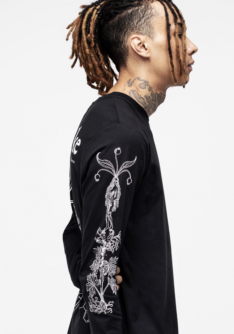 Disturbia Mandrake Long Sleeve Cuffed Tee | MNE-14641750