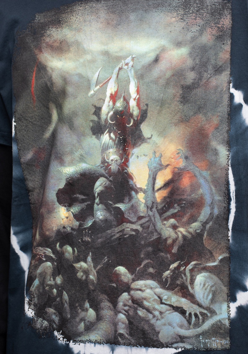 Disturbia Frazetta Death Dealer 2 Long Sleeve T-Shirt | USC-87872620