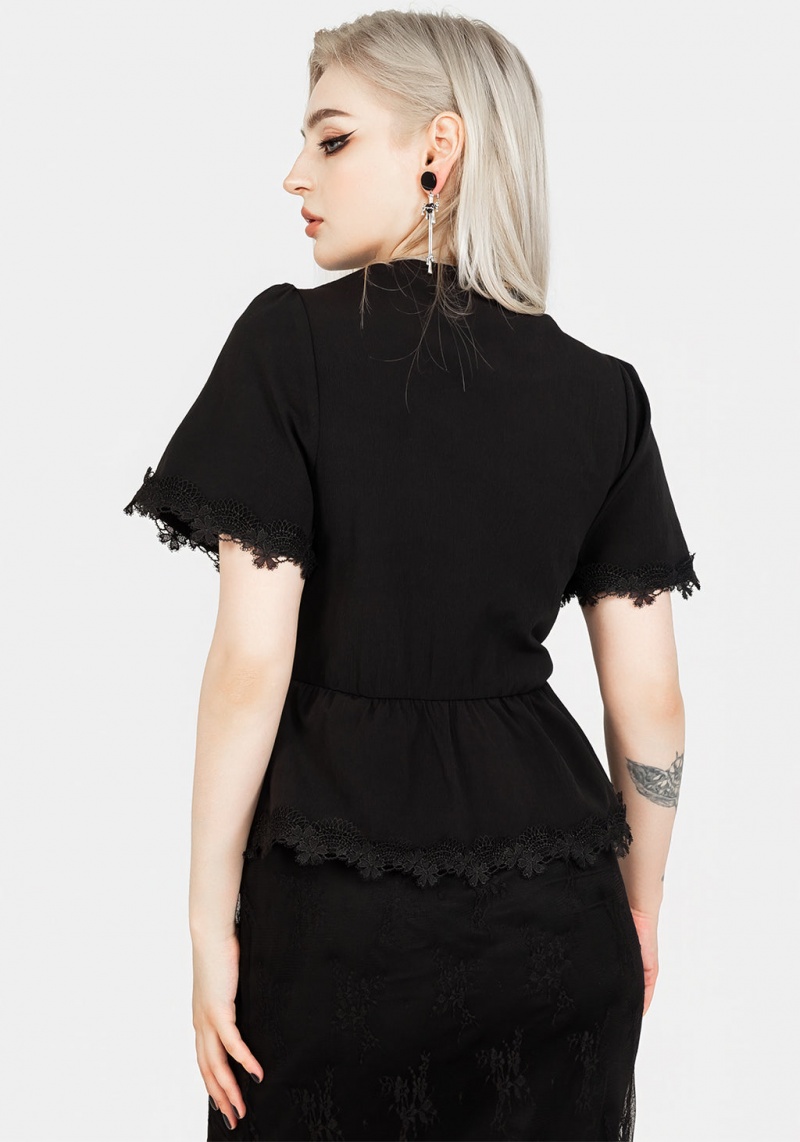 Disturbia Torment Angel Sleeve Top | TDF-86175821