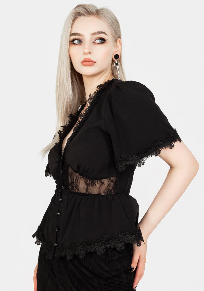 Disturbia Torment Angel Sleeve Top | TDF-86175821