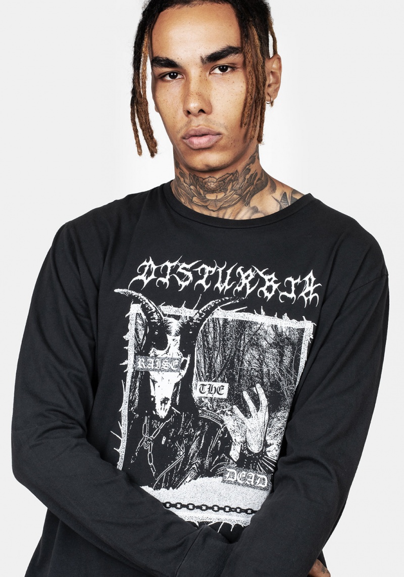 Disturbia Raise the Dead Washed T-Shirt | CQN-22079252