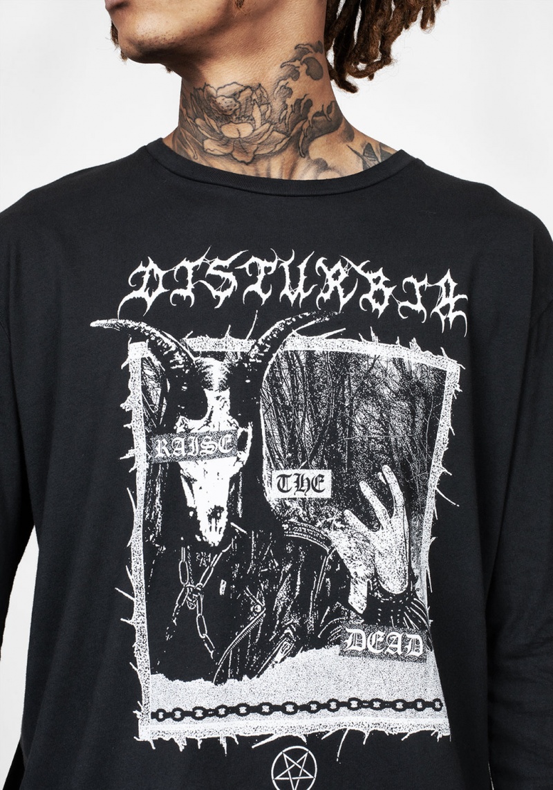 Disturbia Raise the Dead Washed T-Shirt | CQN-22079252