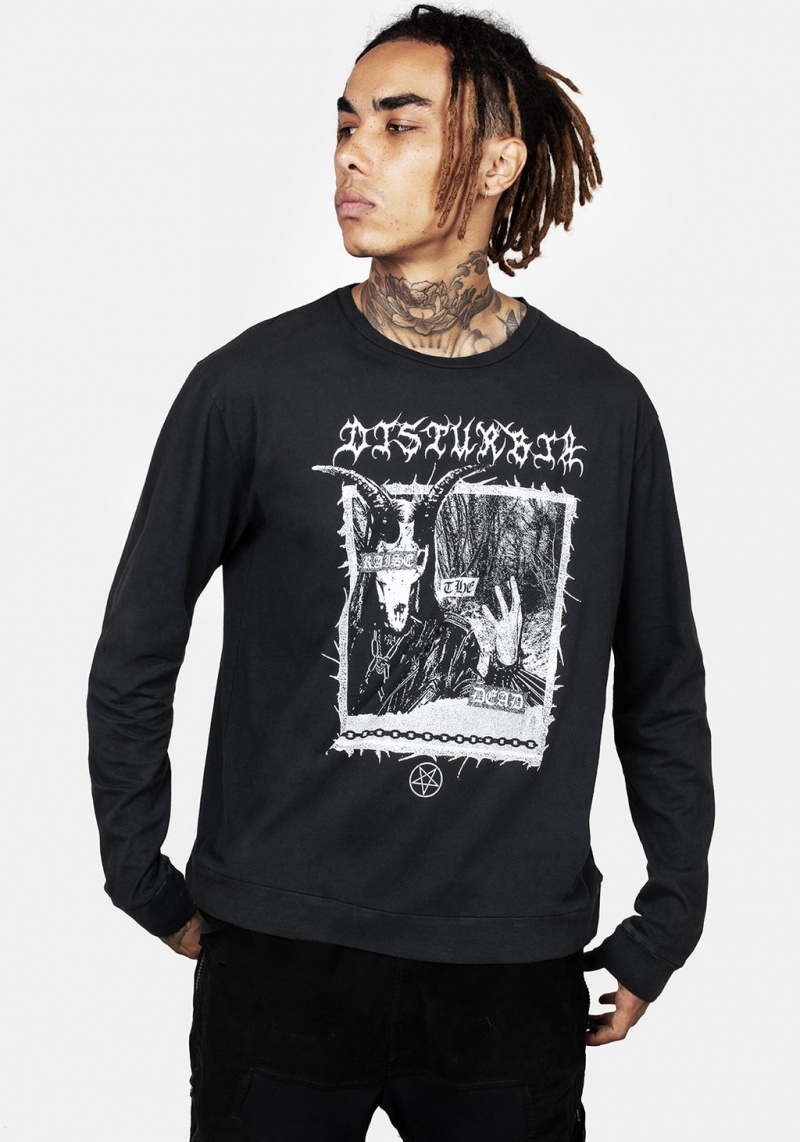 Disturbia Raise the Dead Washed T-Shirt | CQN-22079252