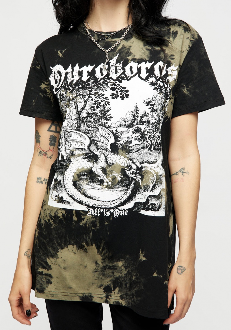 Disturbia Ouroboros Unisex Tie Dye Tee | MVX-98519921