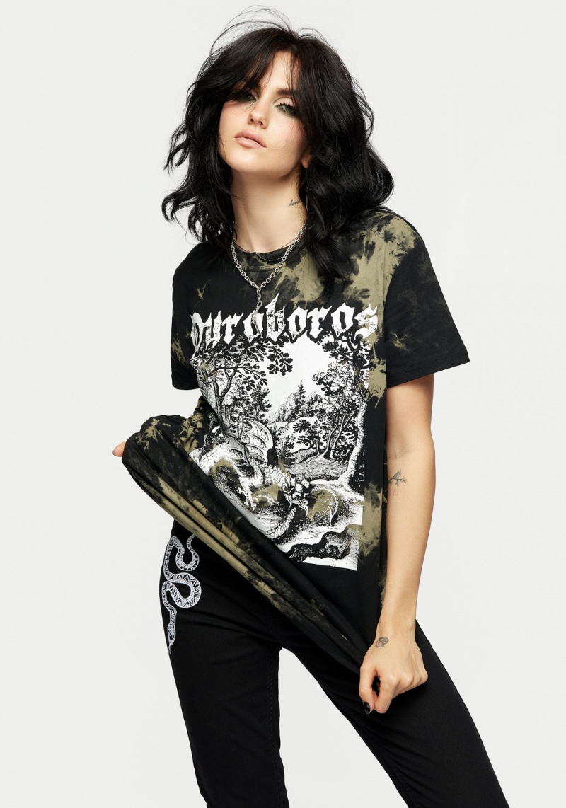 Disturbia Ouroboros Unisex Tie Dye Tee | MVX-98519921