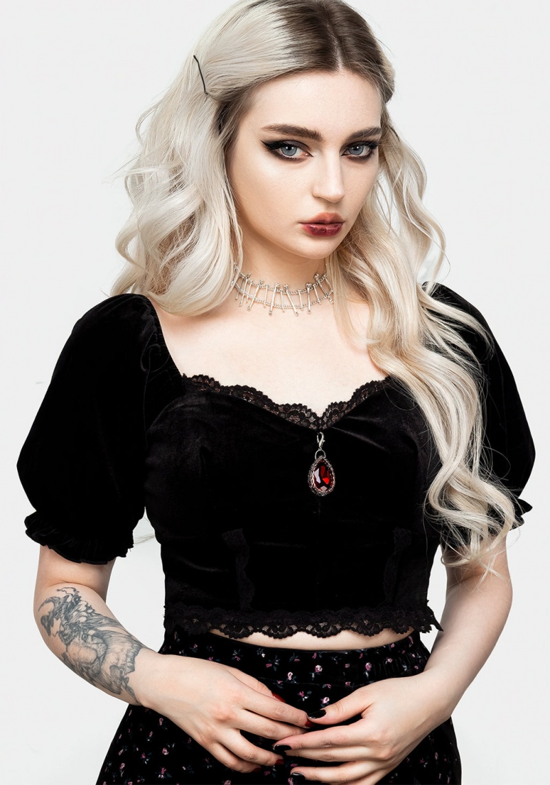 Disturbia Majesty Crop Top | CZH-54802534