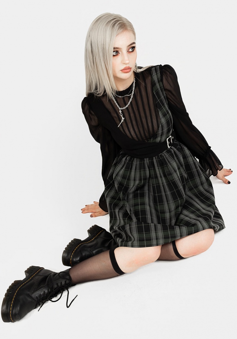 Disturbia Checkmate Wrap Suspender Mini Robe | CRZ-96616775