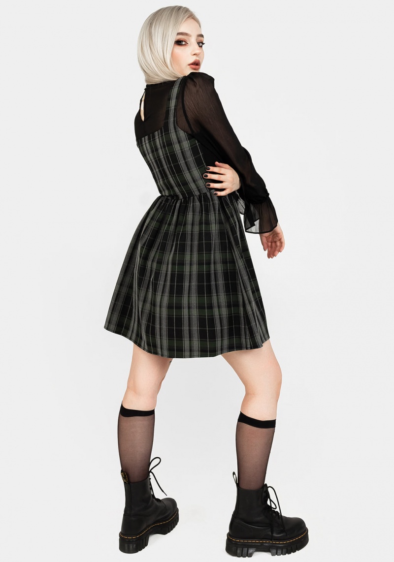 Disturbia Checkmate Wrap Suspender Mini Robe | CRZ-96616775