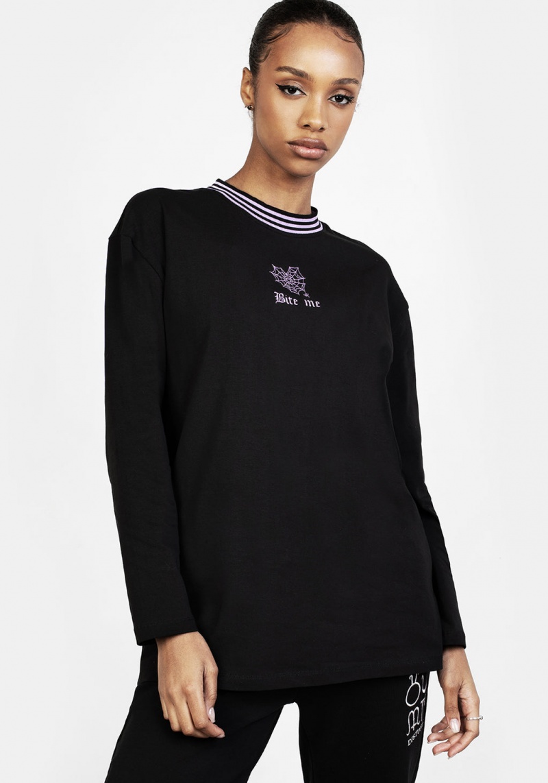 Disturbia Bite Me Oversized T-Shirt | UOA-42677708