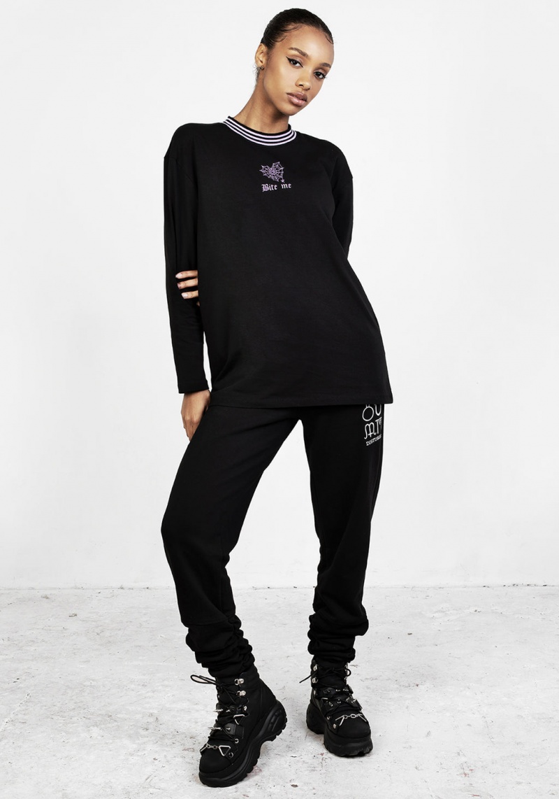 Disturbia Bite Me Oversized T-Shirt | UOA-42677708