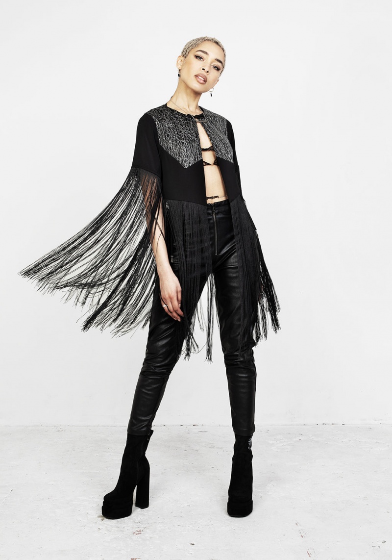 Disturbia Sharona Fringed Bolero Jacket | CCK-21589588