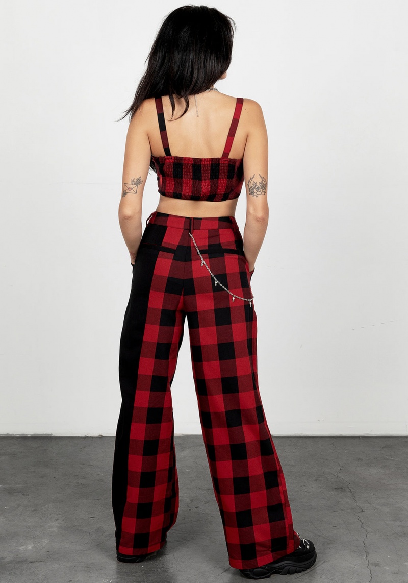 Disturbia Sh!t Show Plaid Bralet | VHN-47453497