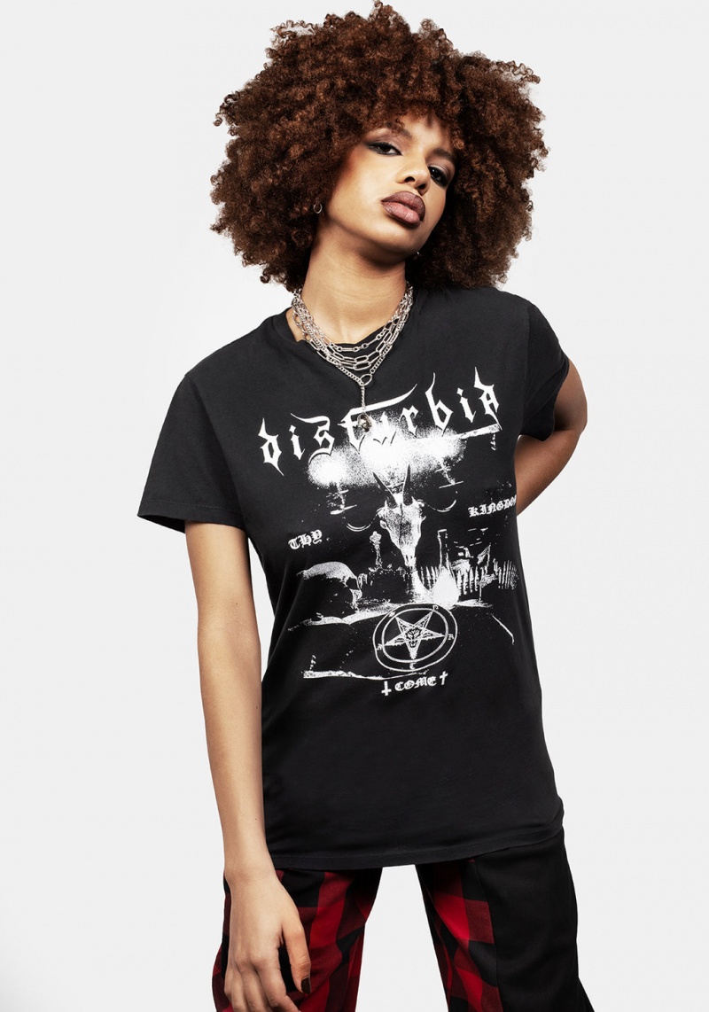 Disturbia Kingdom Washed T-Shirt | JEV-48116295