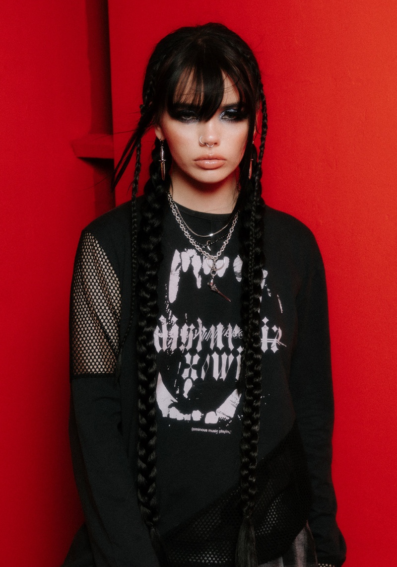 Disturbia Xowie Fishnet Tee | HJV-75090639