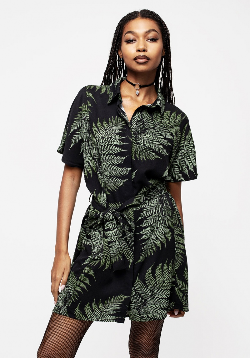 Disturbia Fern Mini Shirt Robe | PGT-58219994