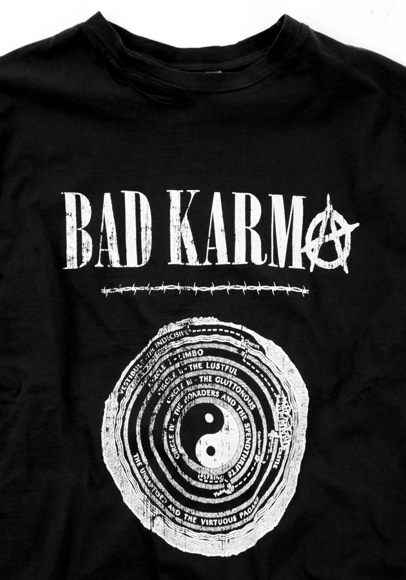 Disturbia Bad Karma Distressed Layered T-Shirt | GRX-07767696