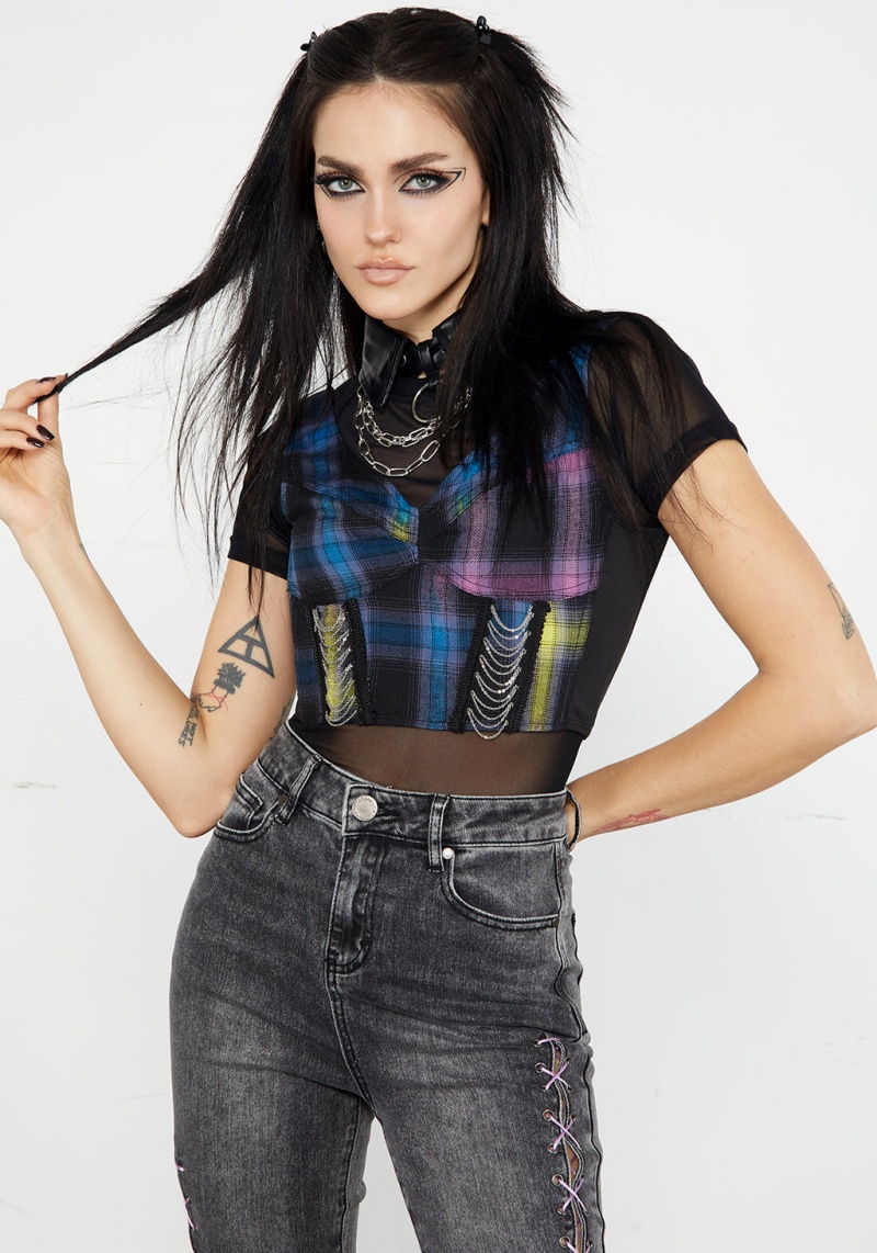 Disturbia Rebel Corset Top | DKG-90830228