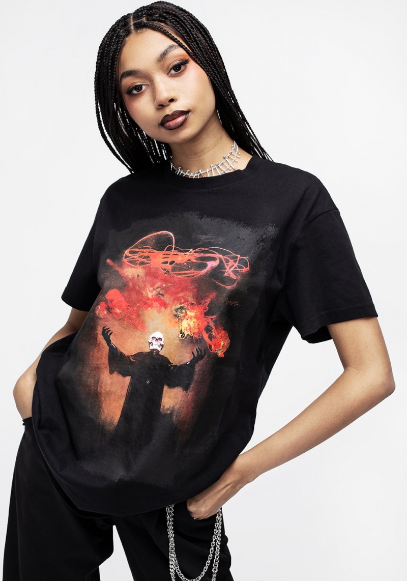 Disturbia Frazetta Devil's Generation Corta Sleeve T-Shirt | OSX-21962641