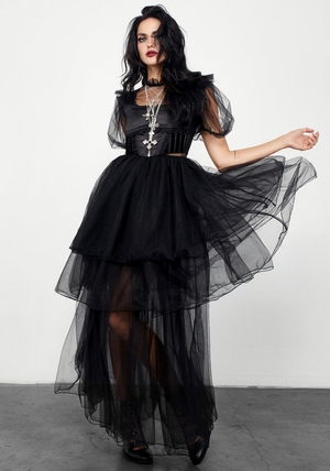 Disturbia Chaos Layered Tulle Gown | EQQ-65151434