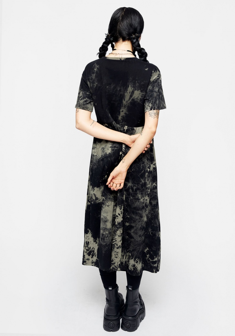 Disturbia Grievance Tie Dye Midi Robe | KUW-75001784