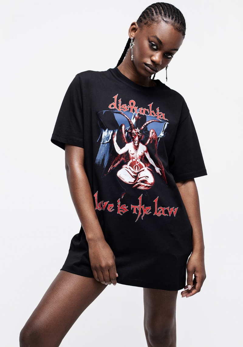 Disturbia Love Is The Law Unisex T-Shirt | YFZ-26623758