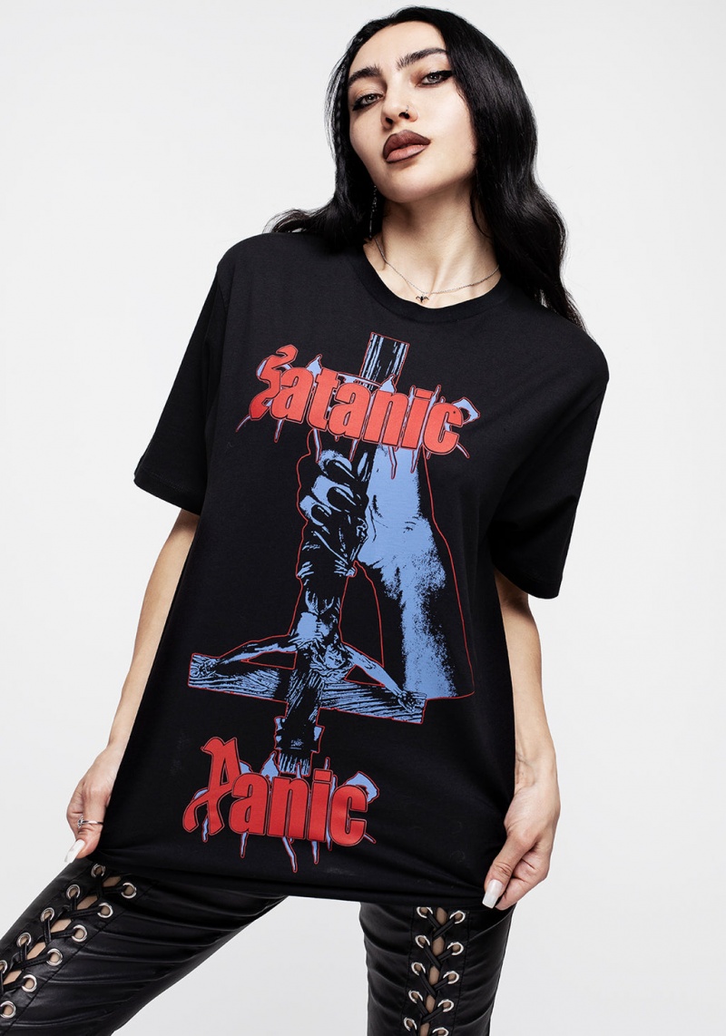 Disturbia Satanic Panic Unisex T-Shirt | MUA-08422816