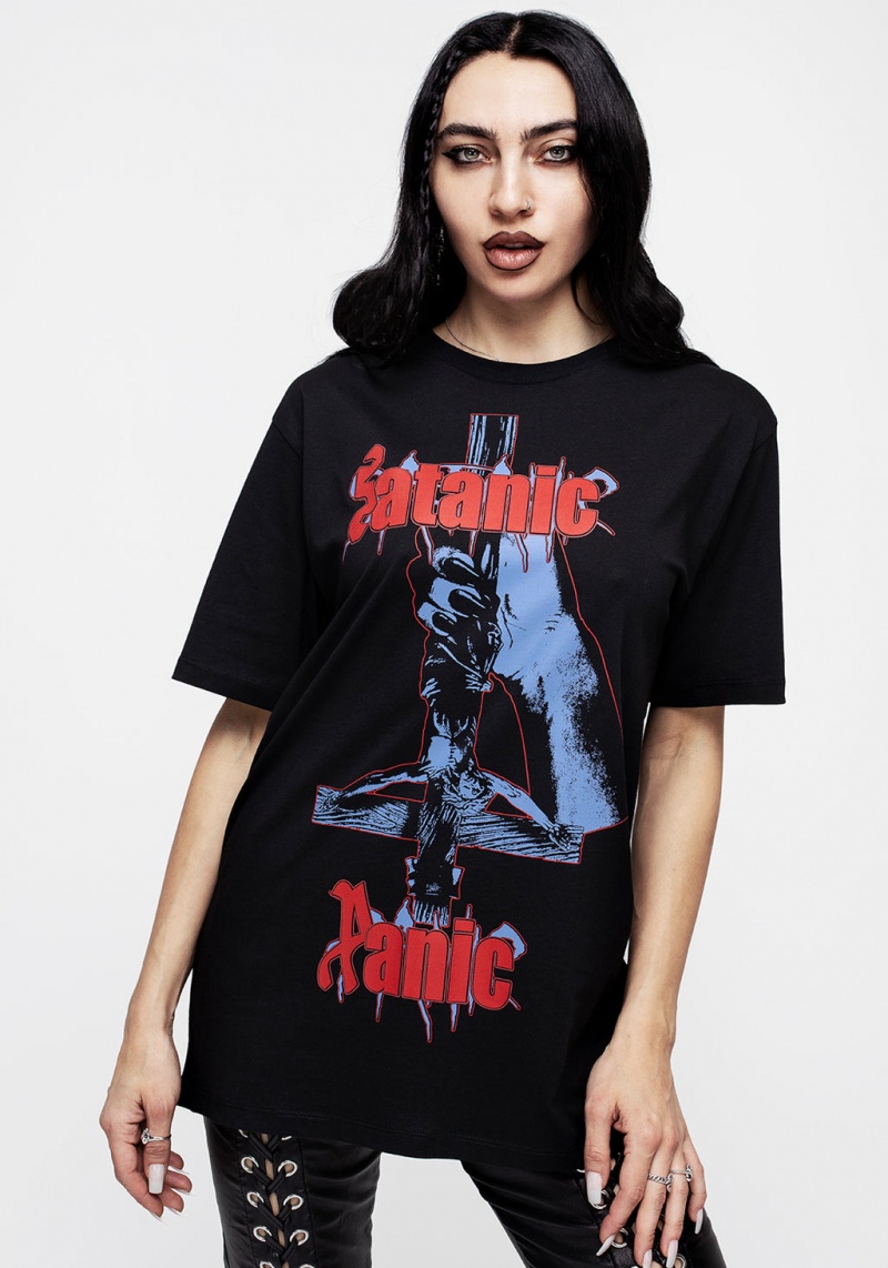 Disturbia Satanic Panic Unisex T-Shirt | MUA-08422816