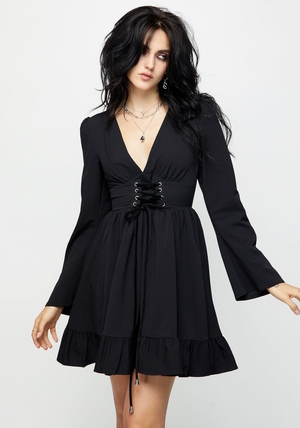 Disturbia Aura Dentelle Up Mini Robe | SUR-40766362