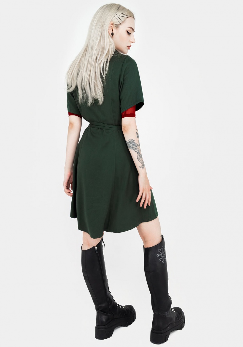 Disturbia Fable Button Up Mini Shirt Robe | UOD-17856850