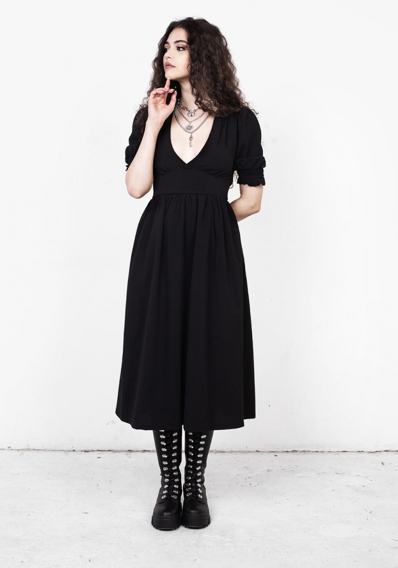 Disturbia Divination Textured Midi Robe | YNU-52891042