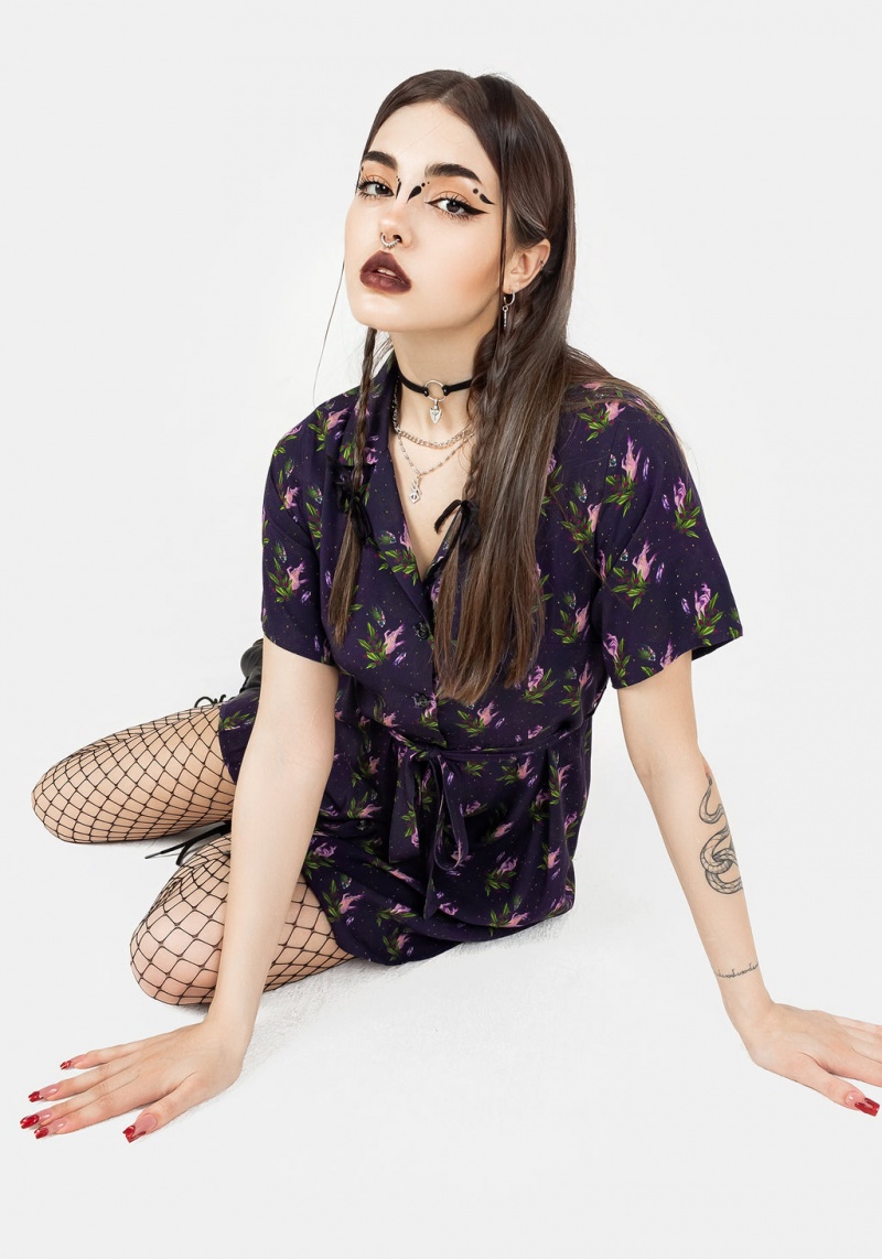 Disturbia Petra Mini Shirt Robe | ANF-65601470