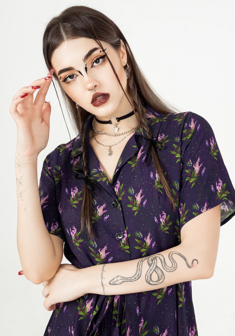 Disturbia Petra Mini Shirt Robe | ANF-65601470