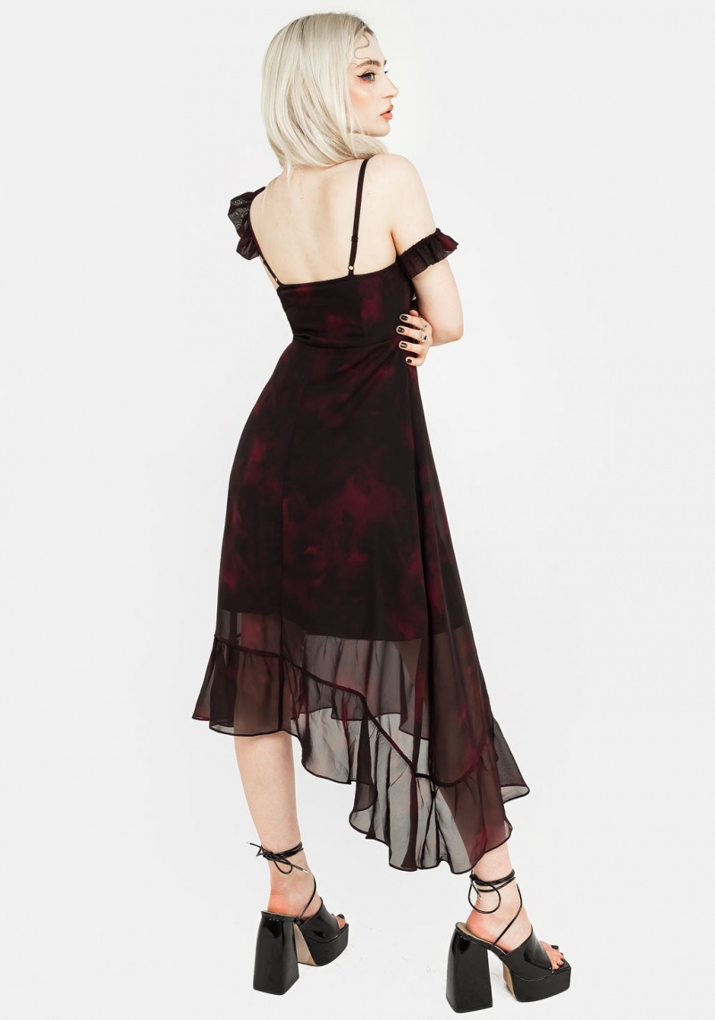 Disturbia Vesta Asymmetric Chiffon Midaxi Robe | CIJ-18207791