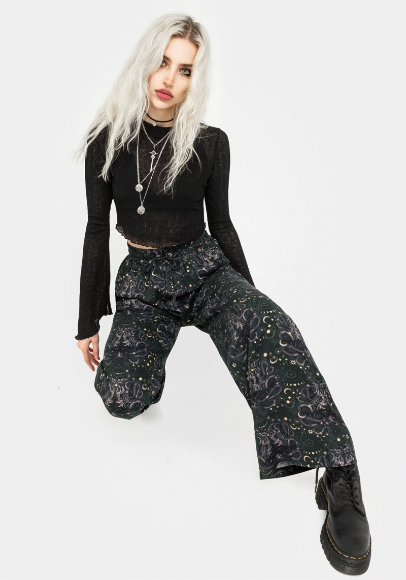 Disturbia Cailleach Larges Leg Trousers | OKO-60206568