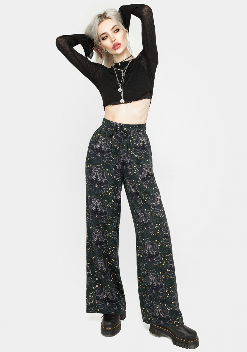 Disturbia Cailleach Larges Leg Trousers | OKO-60206568